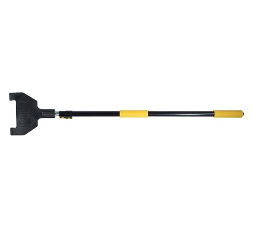 Mytee Products 8ft V Shaped Board Corner Protector Extension Handle - Edge Protector Pole for Flatbed, Adjustable Locking Clamps V Edge Sponge Hand Held Guards Handle