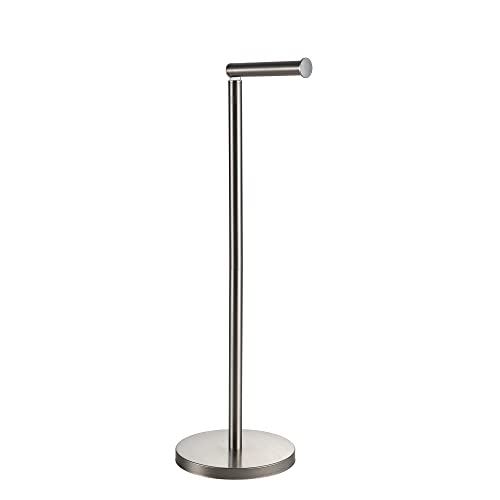 Toilet Paper Holder Standing On Floor, Brushed Nic... (Brushed Nickel | Stainless Steel)