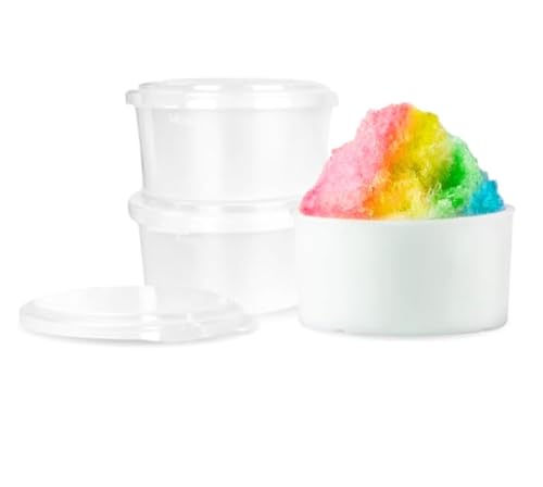 Hawaiian Shaved Ice Premium Freezer Molds with Lids, 3-Pack