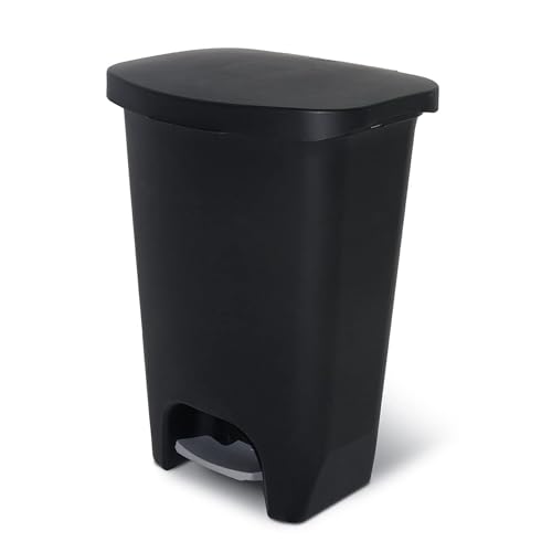 Trash Can with Clorox Odor Protection (Black | Plastic)