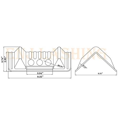 ENJ Flatbed Edge Protectors for Cargo Loads Corner Protectors Flatbed Used Together with Webbing to Protect Cargo, 20 Pack | Corner Protectors Flatbed Used Together with Webbing to Protect Cargo