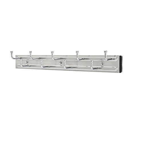 BRC-14CR 14-Inch Wall Mounted Pullout Closet Belt... (2 Count | Silver | Metal)