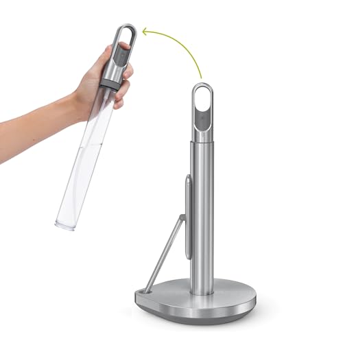 Paper Towel Holder with Spray, All-in-One Countert... (Stainless Steel)