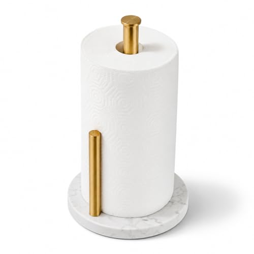 Brushed Gold Paper Towel Holder,Stainless Steel Pa...