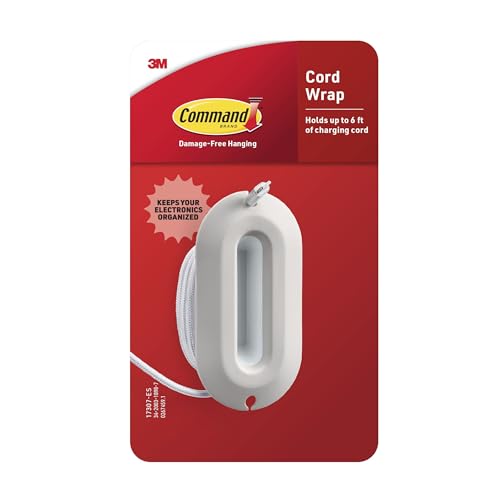 Cord Wrap, 2 Units, 4 Medium Strips (White)