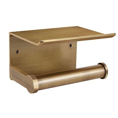 Antique Bronze Toilet Paper Holder Wall Mount with... (Gold Bronze | Aluminum)