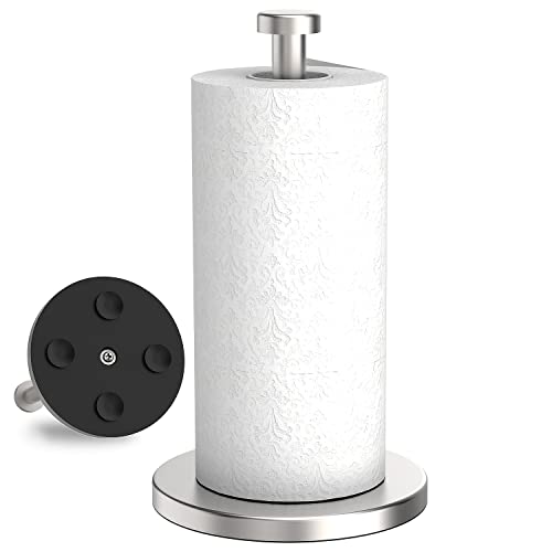Paper Towel Holder Countertop, Stainless Steel Pap...