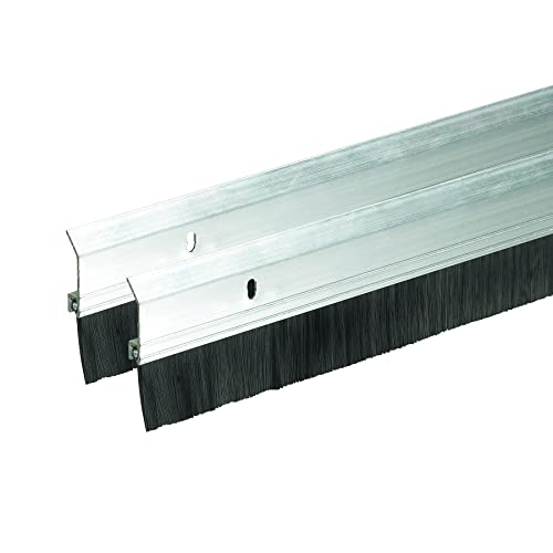 SB36 Extra Brush Door Sweep, 2-inch X 36-inch Long... (Silver | Aluminum, Nylon)