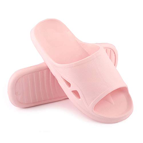 Women Shower Slippers Bathroom Slippers Sandals Ho... (2 Count | Pink)