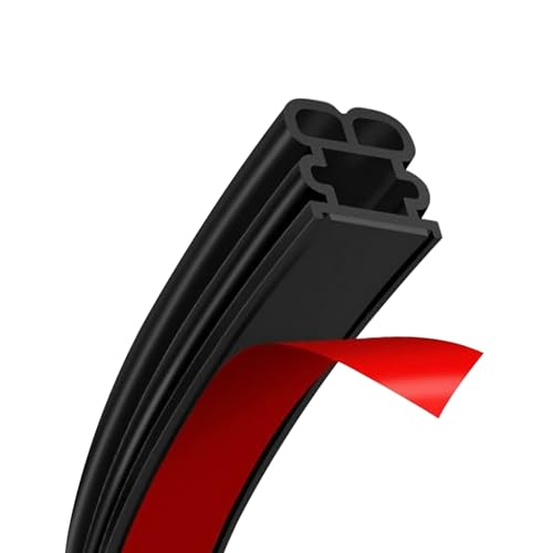 52.5Ft Car Door Seal Strip for Truck Car Weather S... (Black | Rubber)