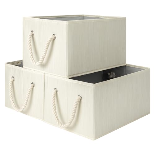 Storage Baskets for Shelves, Fabric Storage Bins,... (Fabric)