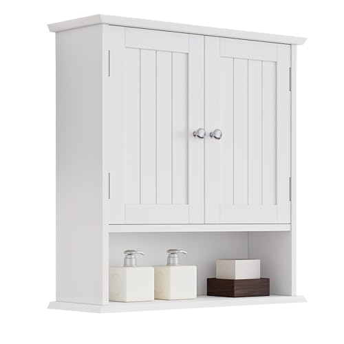 Bathroom Wall Cabinet, Bathroom Cabinet Wall Mount... (Engineered Wood)