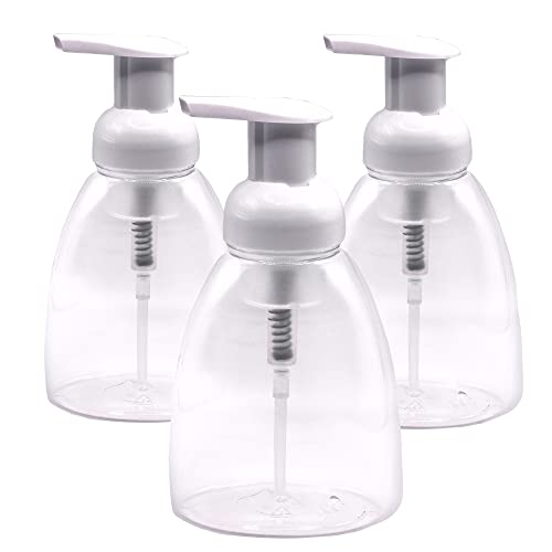 Clear Plastic Foaming Bathroom Countertop Soap Dis... (3 Count | Plastic)