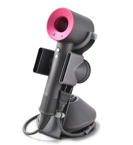 Hair Dryer Stand for Dyson Supersonic, Hair Dryer... (Pink | Iron, Silicone)