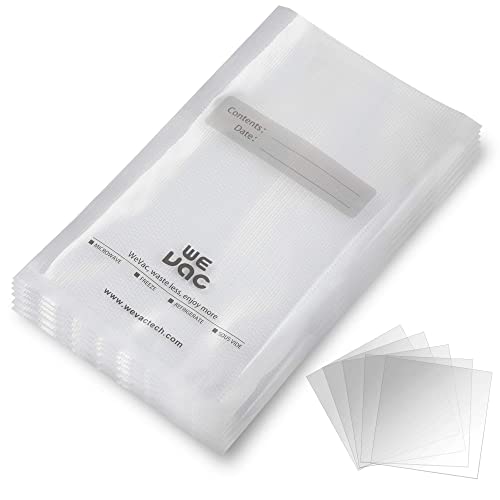 Vacuum Sealer Bags 100 Gallon 11x16 Inch for Food... (100 Count | Clear | Plastic)