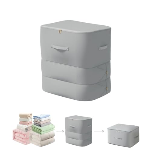 Comforter Storage Bag, Bedding & Blanket Self Comp... (Linen)