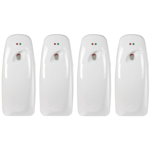Automatic Air Freshener Spray Dispenser (4-Pack) W... (4 Count | White)