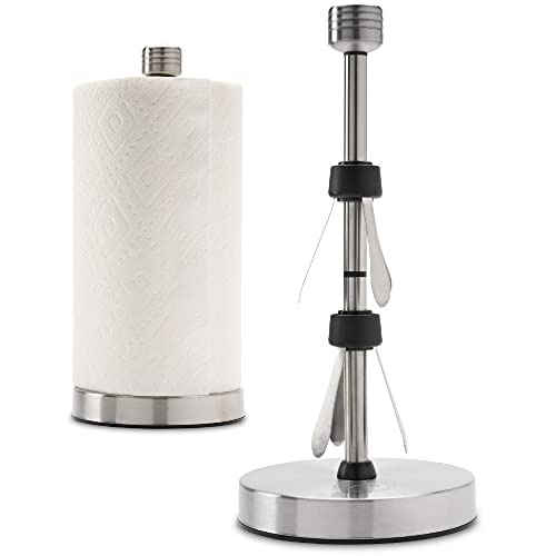 Heavy-Duty Stainless Steel Paper Towel Holder - Ea... (Silver | Stainless Steel)