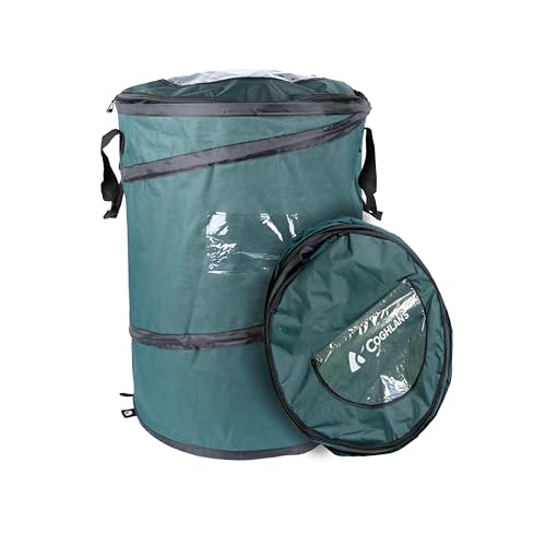 Deluxe Durable Pop-Up Trash Can – Collapsible Garb... (Green | Polyester)