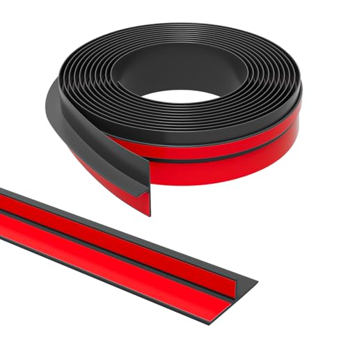 T-Shaped Weather Stripping Seal, Black Silicone, 1... (Black | Silicone)