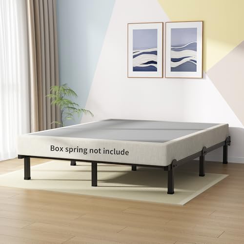 Metal Bed Frame, 9-Leg BES Base for Box Spring, Queen, 8 Inch