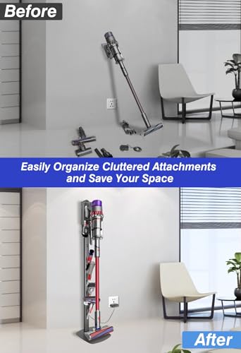 Vacuum Stand for Dyson Gen5 V16 V15 V12 Detect V11... (Dark Gray | Iron)