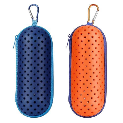 Swim Goggle Case, Protective Cases with Clip | Sunglasses, Goggles, Sports, Zipper Eyeglasses Case, for Men, Women, and Kids