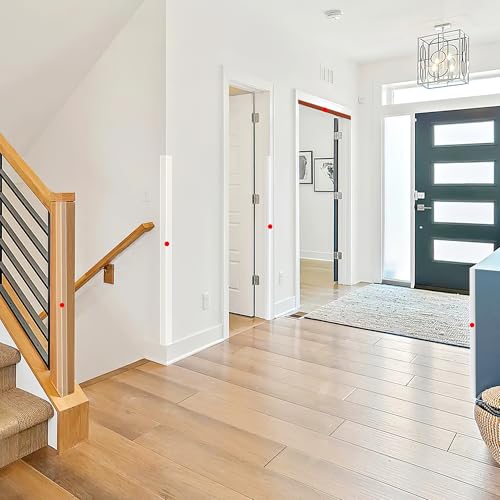 2PCS Clear Self-Adhesive Wall Corner Protectors,Corner Guards & Edge Protector for Wall Door Frame Cabinet Baseboard & Door, Table, Stair (31.5" X 1.18")
