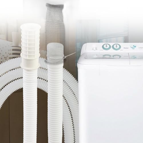 48 PCS Washing Machine Drain Lint Trap, Lint Traps, Lint Catcher for Washing Machine, with 48 Nylon Cable Ties