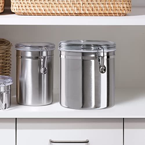 Stainless Steel Kitchen Canister 62 fl oz - Airtig... (Stainless Steel | Stainless Steel)