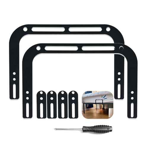 Anti Non Slip Mattress Retainer Bar Holder in Place Mattress Slide Stoppers Metal Bed Gripper to Prevent Sliding Footboard(Big-2pcs)