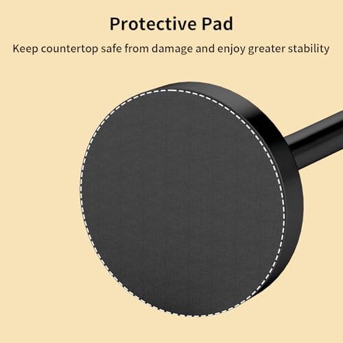 Hand Towel Holder Stand Countertop, Pro Max Matte Black | Towel Rack Free Standing Towel Bar Hanger for Bathroom Kitchen