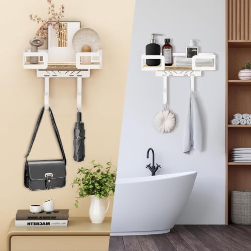 Ironing Board Hanger Wall Mount, Iron Board Wall Holder, Sewing, Laundry Room Organization, T&V Shaped Space Saving Iron Holder for Laundry Room Decor and Accessories, Organization and Storage, White