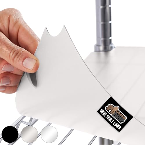 ShelfGuard Wire Shelf Liner Compatible with Amazon... (4 Count | Clear)