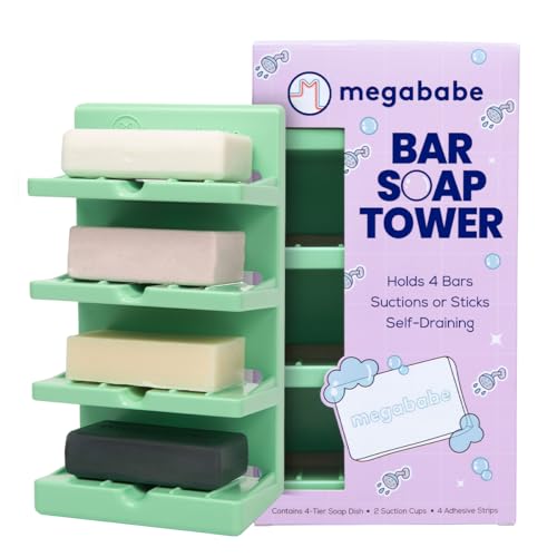4-Tier Bar Soap Tower (Green)
