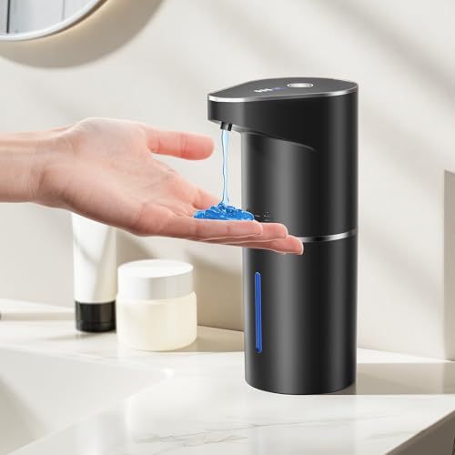 Automatic Liquid Soap Dispenser, 3 Levels for Kitc... (Black | Plastic)