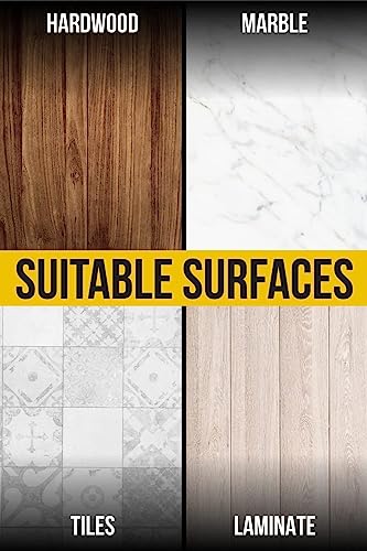 Rug Gripper for Hardwood Floors - 12 Pack Square Anti Slip Rug Corner Grippers for Area Rugs - Washable & Reusable Non Slip Rug Pads - Carpet Corners to Hold Rug in Place on Tile, Wood & Marble