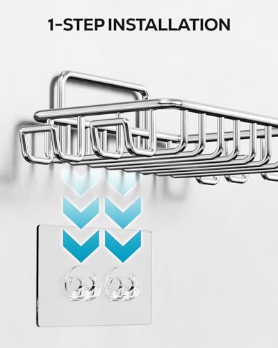 Nieifi Bar Soap Holder for Shower Wall, Adhesive Soap Dish for Bathroom | Stainless steel, 2 pack, razor holder, soap dish for shower, wall mounted, soap caddy, sponge holder, rustproof, silver