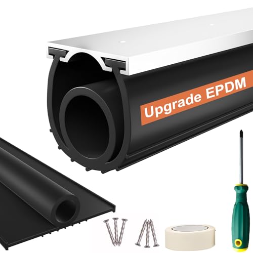 Garage Door Seals Bottom Rubber – 16.5FT EPDM Weat...