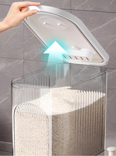 Gagee 11 Lbs Rice Dispenser, Clear
