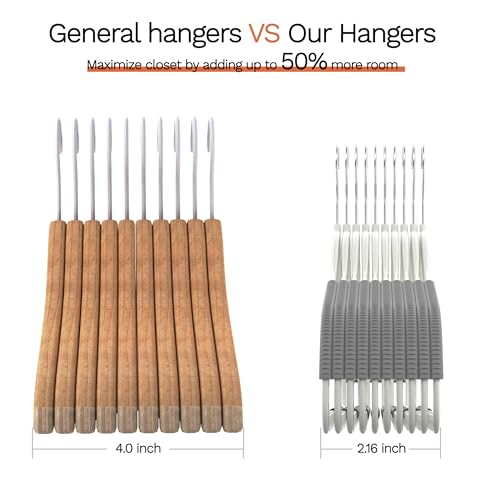 60 Pack Heavy Duty Plastic Hangers, Non Slip Clothes Hangers with Rubber Pads and 360° Hook - Thin Space Saving Hanger, Closet Organizer for Shirt, Pants, Suit, Skirt,Coat - Gray