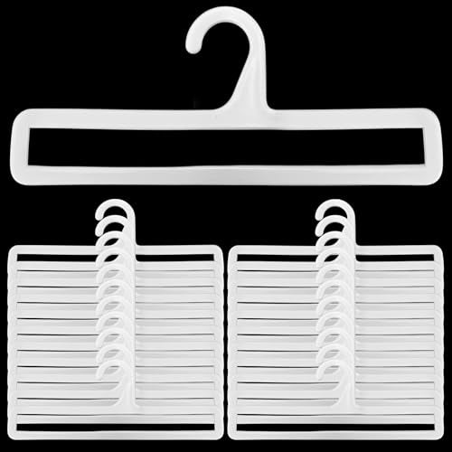 Pack of 50 White Plastic Towel Hangers 10 Inch / 2... (50 Count | White | Plastic)