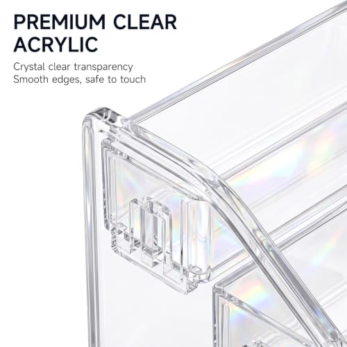 Sunglasses Organizer - Clear Eyeglasses Display stand - Eyeglasses Storage - For Glasses Tabletop Holder Stand(7 Layer)