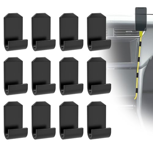 12 Pcs Car Trim Cable Clips, Car Cable Management... (Black)