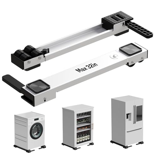Appliance Rollers Heavy Duty,Newest Extendable App... (White)