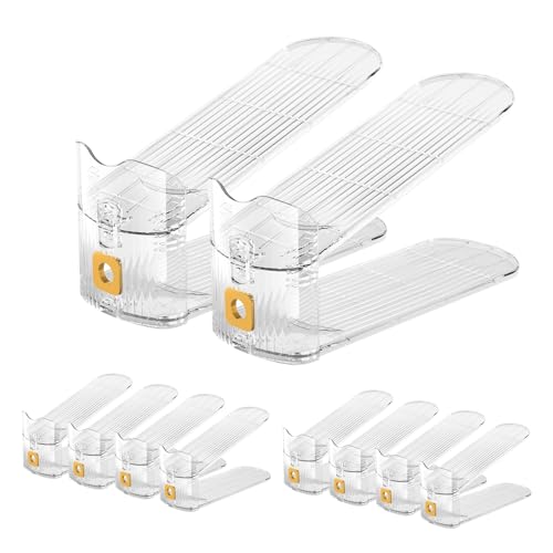 CiBiZi Shoe Slots Organizers 10Pack Shoe Stacker A...