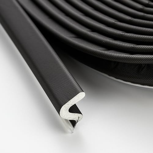 Weather Stripping Door Seal, Q-Shaped Kerf Foam St... (Black)