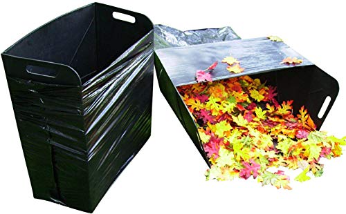 The Original Lawn and Leaf Trash Bag Holder Holds 30-42 Gallon Bags Open For Easy Filling. No Assembly Required. Made in U.S.A.
