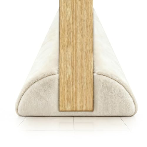 Door Draft Stopper for Bottom of Door, Adjustable... (White)