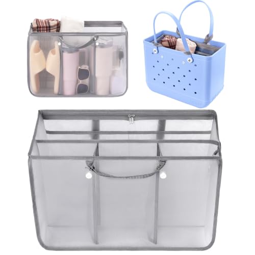 Beach Bag Organizer Insert Divider for XL Bogg Bag... (#1-Gray | Nylon)